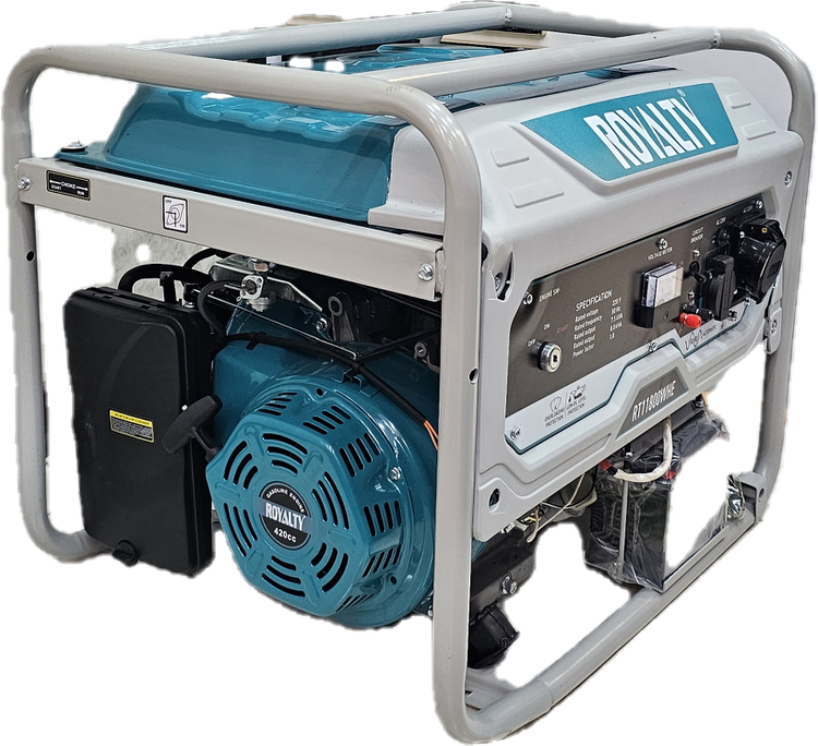 موتور برق 8 کیلووات رویالتی بنزینی تکنولوژی ژاپن مدل RT 11800 WHE استارتی