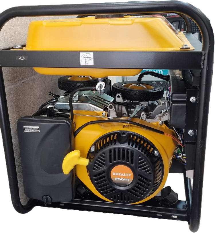 موتور برق 7 کیلووات رویالتی بنزینی تکنولوژی ژاپن مدل RT 16600WHE استارتی