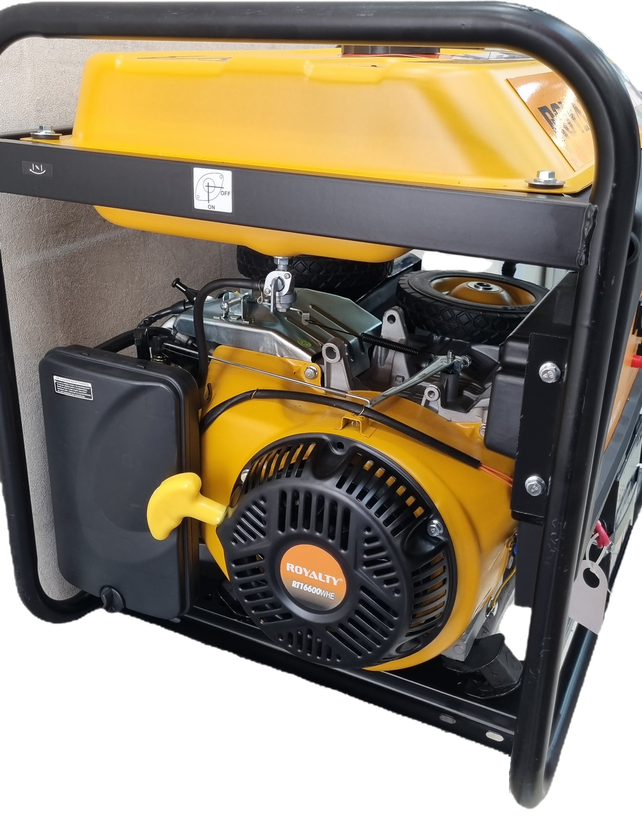 موتور برق 7 کیلووات رویالتی بنزینی تکنولوژی ژاپن مدل RT 16600WHE استارتی